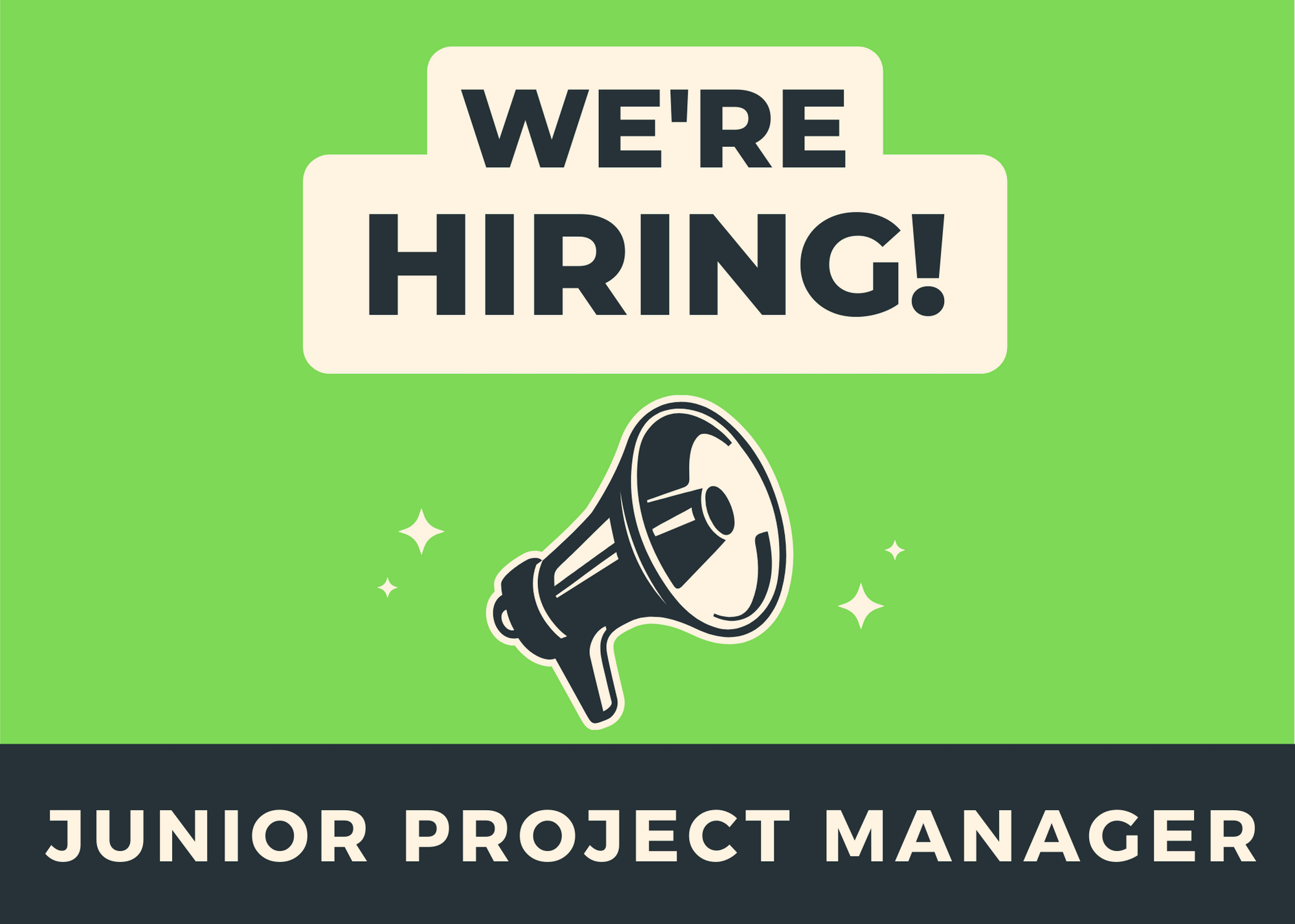 Hiring-Junior-Project-Manager