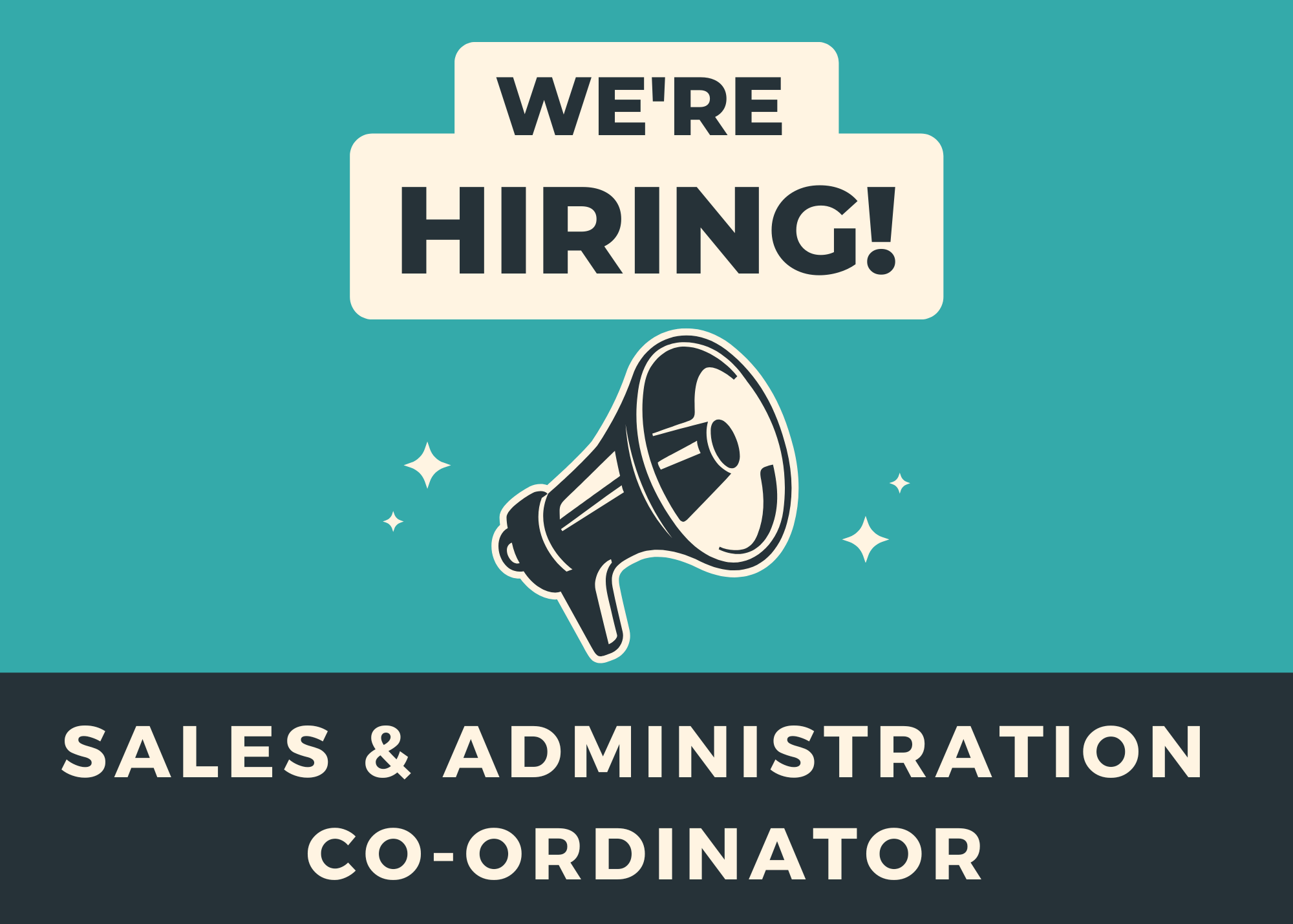 Now Hiring: Sales & Administration Coordinator - Resources Australiance ...