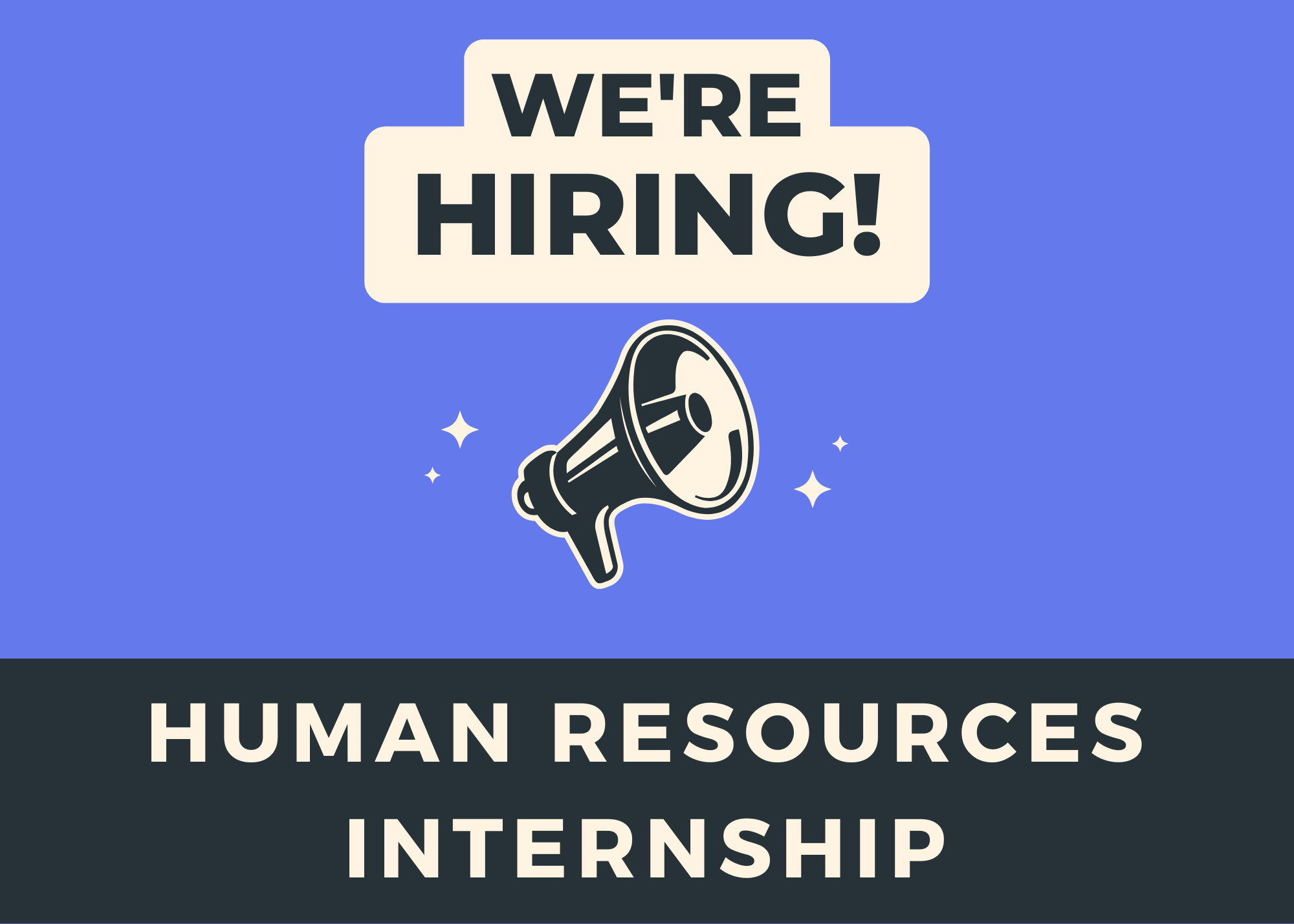 Now Hiring: Human Resources Internship for a Startup Environment ...